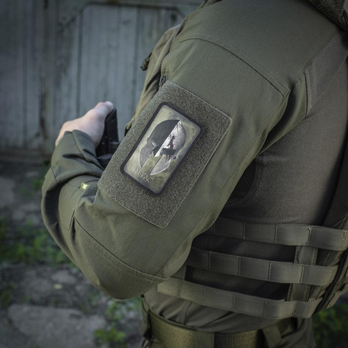 Morale Patch - M-Tac - Spartan Helm Patch - Moral Patch - Ranger Grün / Schwarz - 51102023