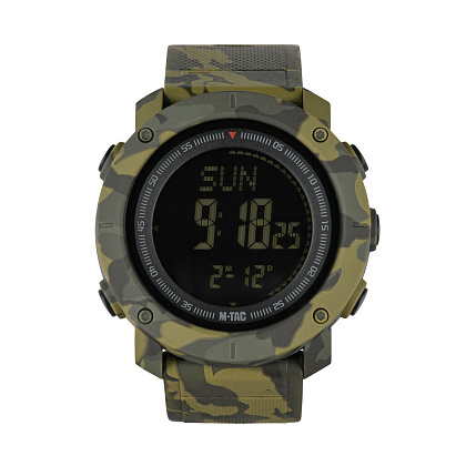 Verschiedenes - M-Tac - Taktische Uhr mit Kompass 2095 - Camo - 50009030 - Uhren