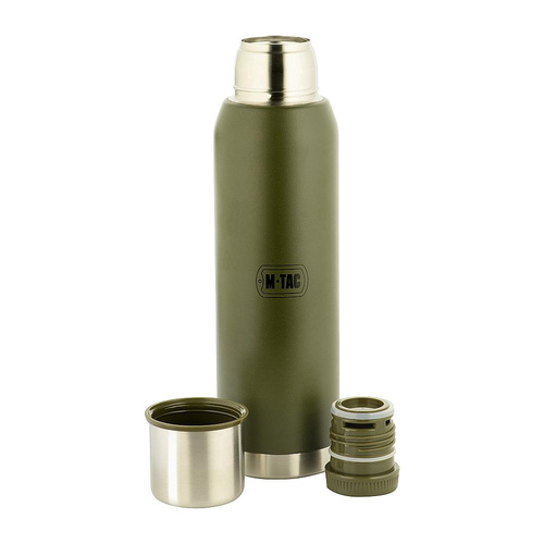Tassen & Thermoskannen - M-Tac - Edelstahl-Thermoskanne - 1000 ml - Olive - UN-B04-1000A