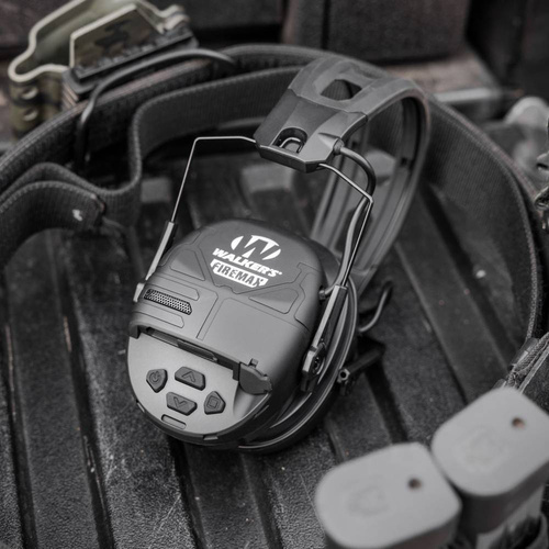 Aktive Kopfhörer - Walker's - Digitaler Muff Firemax - 2000 mAh - Schwarz - GWP-DFM