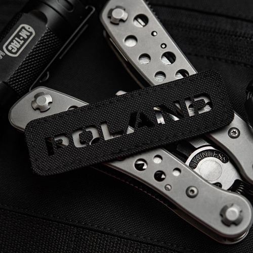 Andere - M-Tac - Aufnäher Polen 25x80 - Laserschnitt - Schwarz/Weiß - 51001002.