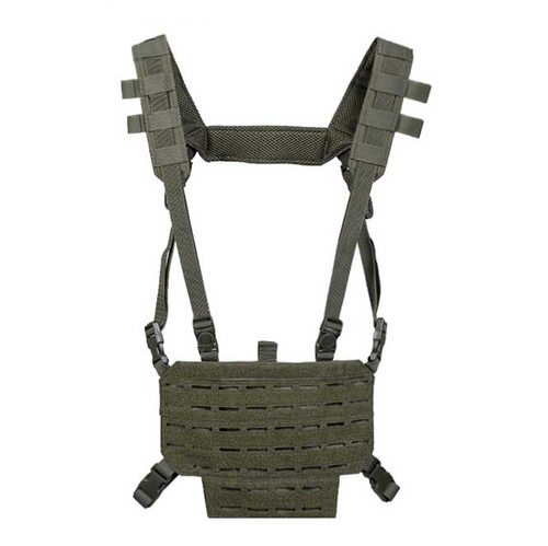 Mil-Tec - Leichtgewichtige Chest Rig Weste - Grün OD - 13530401 - Chest Rig Westen