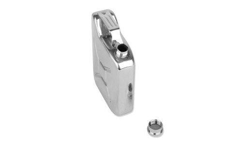 Hüftflaschen - MFH - Edelstahl Flachmann 'Jerry Can' - 170 ml - Silber - 33293