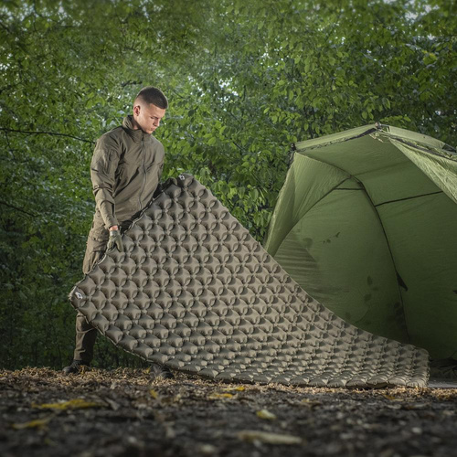 Outdoor - M-Tac - Aufblasbare Schlafmatte - 195x120 cm - Oliv - 60019001 - Schlafsäcke & Isomatten