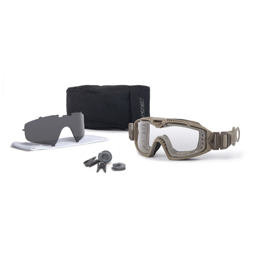Ballistische Brillen (Goggles) - ESS - Influx Pivot Ops Core - feldbraun - EE7018-21