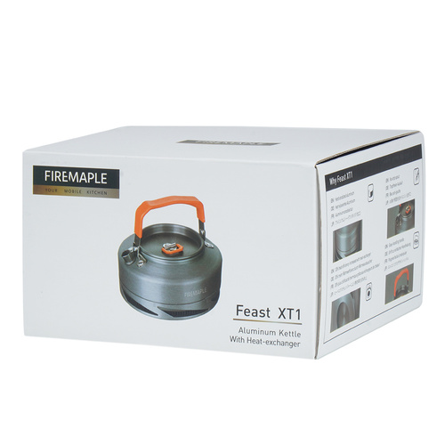 Fire Maple - Tourist Wasserkocher - 0,7 L - Aluminium - FEAST XT1-Schwarz - Militärisches Kochgeschirr