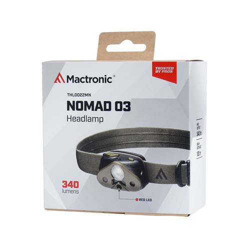 Mactronic - Scheinwerfer NOMAD 03 - 340 Lumen - Grün - THL0022 - Stirnlampen
