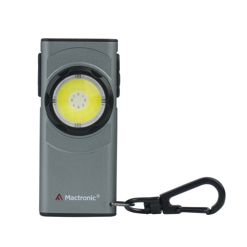 LED-Taschenlampen - Mactronic - Schlüsselanhänger Taschenlampe Flagger Nano - 500lm - USB-C - Magnet - Grau - PHH0136/135