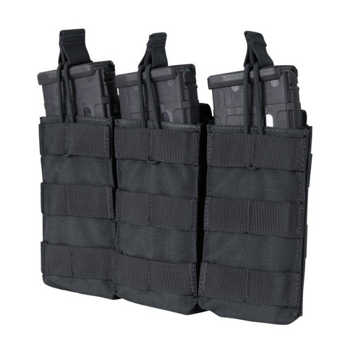 Magazin & Munitionstaschen - Condor - Open Top Triple M4/M16 Mag Pouch - Schwarz - MA27-002