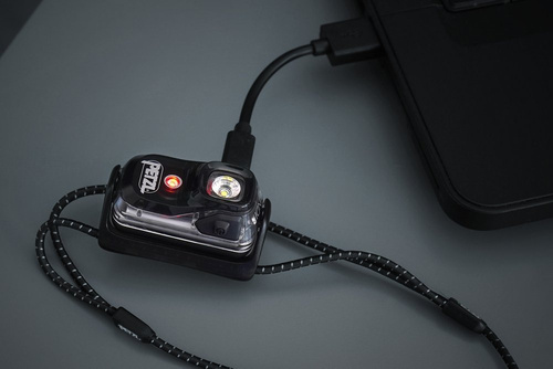 Akku-Taschenlampen - Petzl - BINDI® Ultraleichte, wiederaufladbare Stirnlampe - Schwarz - E102AA00