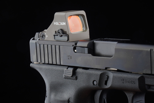 Holosun - Kollimator HS507K Open Reflex SubCompact Pistol Sight - FDE - HS507K-X2-FDE - Holosun Kollimatorvisiere