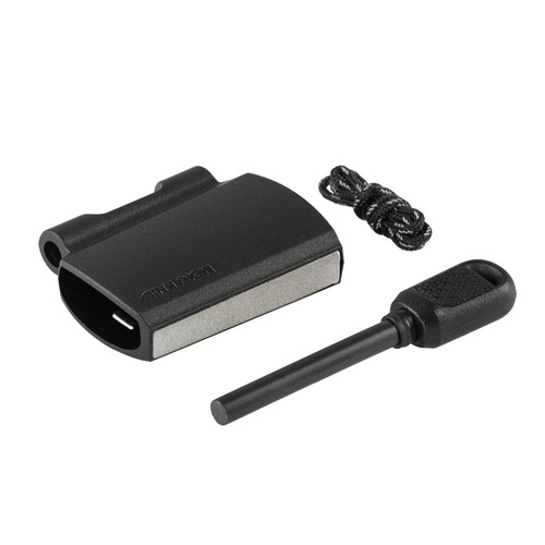 Morakniv - Überlebensausrüstung Survival Kit - Schwarz - KR-SKG-PP-01 - Feuer