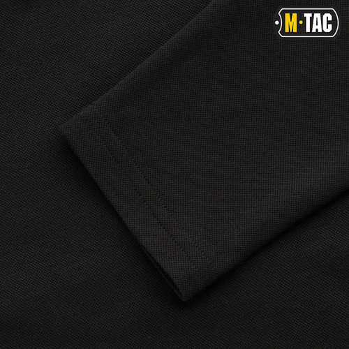 Poloshirts - M-Tac - Taktisches Poloshirt mit langen Ärmeln - Schwartz - 80021002