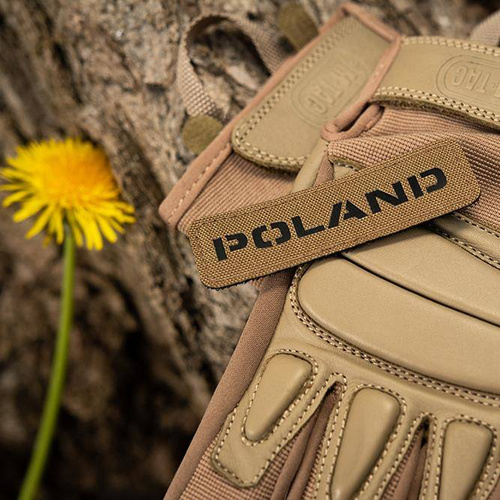 M-Tac - Aufnäher - Polen - Laserschnitt - Coyote / Schwarz - 51003105 - Flaggen