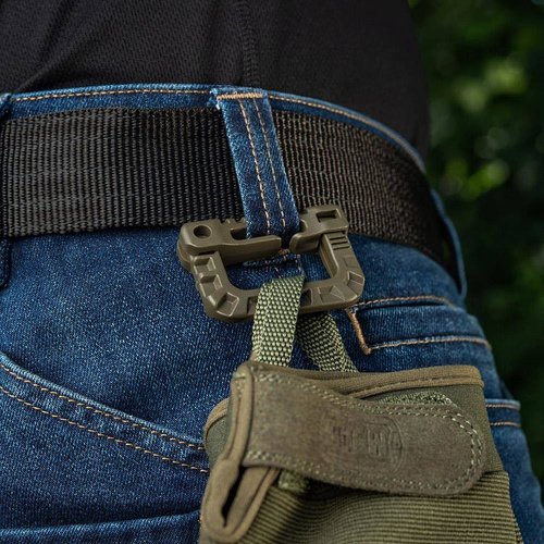 Kunststoffkarabiner - M-Tac - Grimloc-Karabiner - OD Grün - 3158-OD