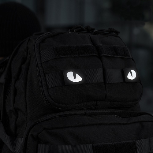 M-Tac - Tiger Eyes Patch - 500D Cordura - Laser Cut - Reflektierend - Schwarz - 51140299 - Andere