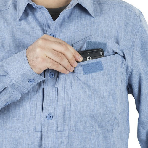 Hemden & Pullover - Helikon - Koszula Defender Mk2 Gentleman Shirt® - Melange Blau - KO-DGM-PO-6520Y