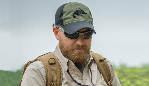 Caps & Feldmützen - Helikon - Logo-Kappe - PolyCotton Ripstop - Olivgrün / Adaptiv Grün - CZ-LGC-PR-0212A