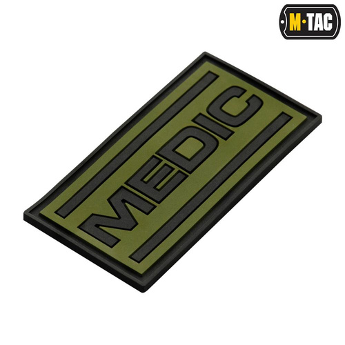 3D PVC Morale Patches - M-Tac - Medic 3D PVC Aufnäher - Schwarz/Oliv - 51125102