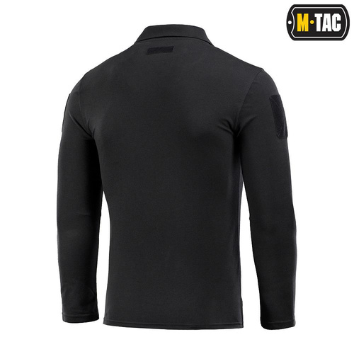 Bekleidung - M-Tac - Taktisches Poloshirt mit langen Ärmeln - Schwartz - 80021002 - Poloshirts