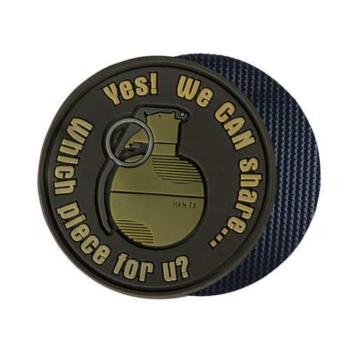 Helikon - PVC-Aufnäher - Wir können teilen - Braun - OD-GSH-RB-19 -  3D PVC Morale Patches