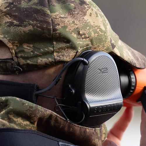 Ausrüstung - Sordin - Aktiver Gehörschützer Supreme X2 - Nackenbügel - Gel-Polster - Grün - 301006-20G - Aktive Kopfhörer