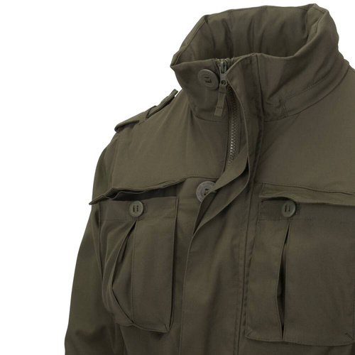 Helikon - Militärjacke Covert M65 - Erdbraun/Schwarz - KU-C65-DC-0A01A - Militärjacken - Bekleidung