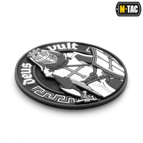 3D PVC Morale Patches - M-Tac - Deus Vult 3D PVC Aufnäher - Schwarz - 51116236