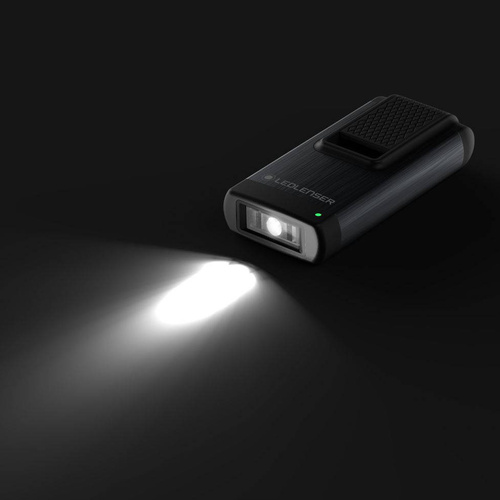 LED-Taschenlampen - Ledlenser - Wiederaufladbare LED-Taschenlampe / Schlüsselring K4R - 120 lm - Grau - 502574
