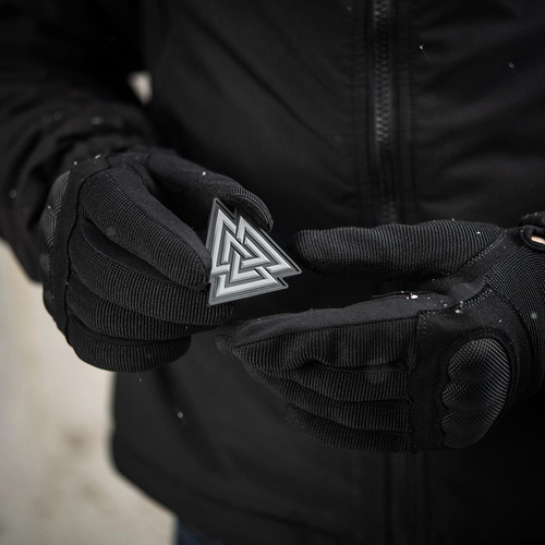 M-Tac - 3D PVC Patch Valknut - Schwarz / Grau - 51163211 - 3D PVC Morale Patches
