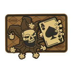 M-Tac - Moralaufnäher - Joker Skull 3D PVC - Coyote - 51120005