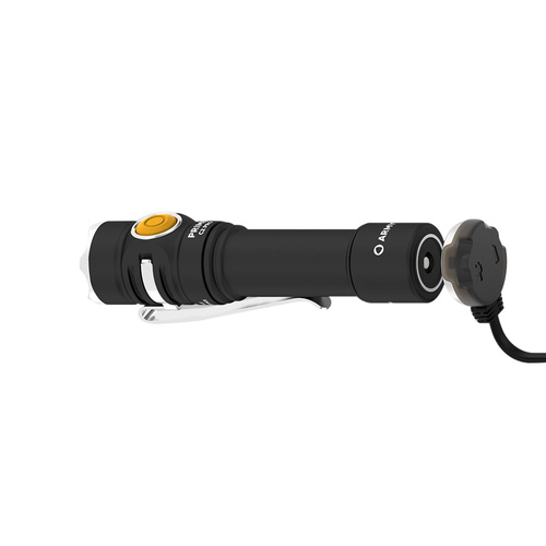 LED-Taschenlampen - Armytek - Taktische Taschenlampe Prime C2 Pro - Magnetisches Ladegerät - 2400 lm - 18650 - Schwarz - F08101C
