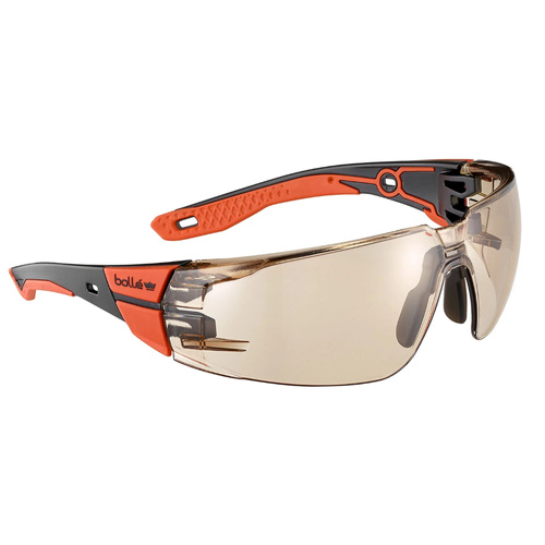 Gesichtsschutz - Bolle Safety - Schutzbrille RUSH+ 2.0 - EN ISO 16321-1 - Platinum - Copper - RUSPMN31E