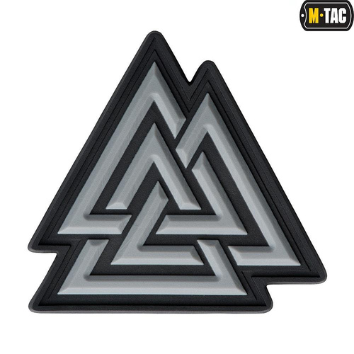 M-Tac - 3D PVC Patch Valknut - Schwarz / Grau - 51163211 -  3D PVC Morale Patches