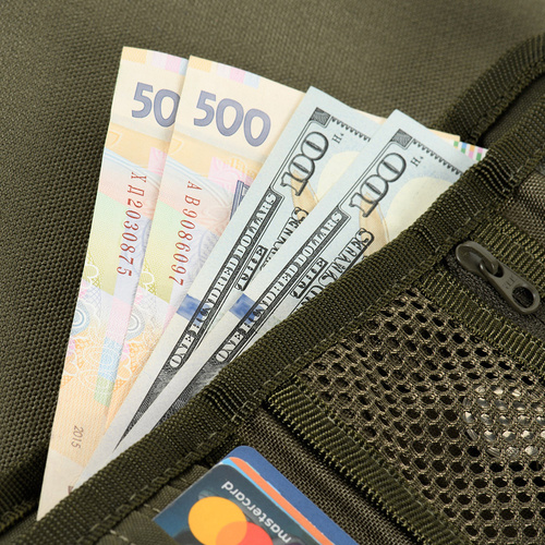 M-Tac - Elite Hex Gen.II Geldbörse mit Klettverschluss - Ranger Green - 10207023 - Geldbeutel