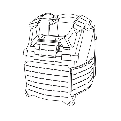 Modulare Westen - Direct Action - Taktische Weste Plattenträger Spitfire - Woodland - PC-SPTF-CD5-WDL
