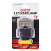 Falcon Eye - Stirnlampe Quest - 415lm - USB-C - Wiederaufladbar - Dual Power System - Grau - FHL0035