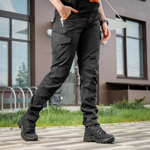 M-Tac - Damen Cargohose Aggressor Lady Flex - Schwarz - 20069002 - Cargohosen - Bekleidung