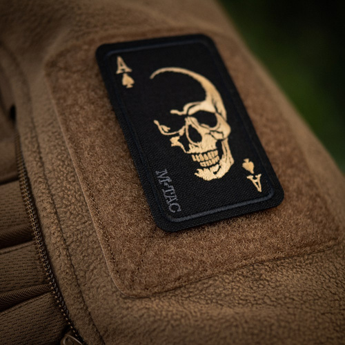 Verschiedenes - M-Tac - Moralaufnäher Patch Face of War - Cordura - Schwarz/Orange - 51389035 - Morale Patch