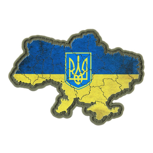 M-Tac – Ukraine-Patch mit Wappen – Cordura 500D – Gelb/Blau – 51348032 - Morale Patch