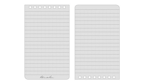 Notizbücher & Zubehör - Rite in the Rain - Allwetter-Notizbuch - 3 x 5" - OR35 - Blaze Orange