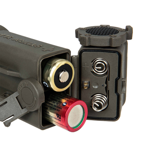 LED-Taschenlampen - Mactronic - Helm Montierte Taktische Taschenlampe Storm 1LP - LED RGB - IR - Olive Drab - THL0051