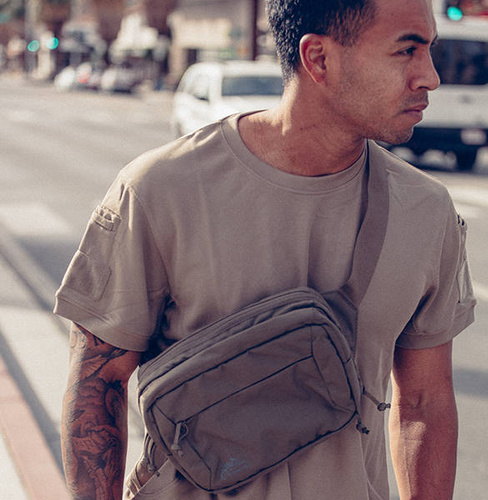 Gürtel, Bein & Hüfttaschen - Helikon - Ratten-Nierenbeutel - RAL 7013 - TB-RAT-CD-81