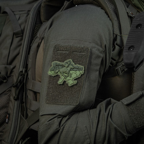 Verschiedenes - M-Tac – Cossack Ukraine Patch – PVC 3D – Horse Charge – Oliv – 51349001 - Andere