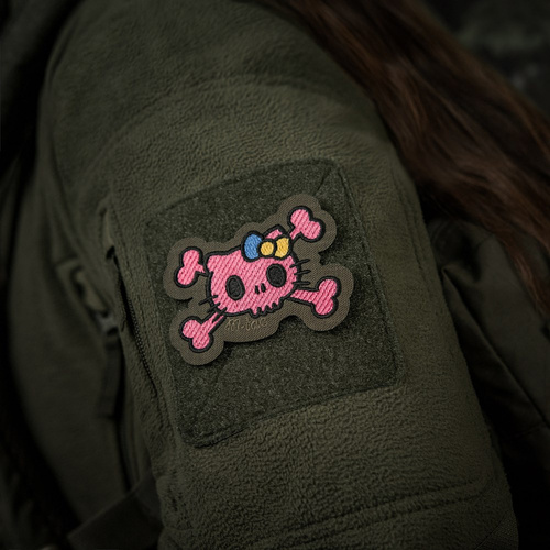 M-Tac – Kitty Pink Patch – Stickerei – Gelbe und Blaue Schleife – Ranger Green – 51393023 - Morale Patch
