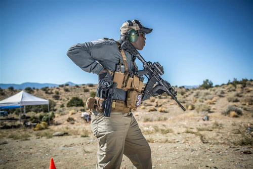 Magazin & Munitionstaschen - Helikon - Panel mit AR / AK Magazintasche Competition Carbine Wings Set® - Schwarz - AC-CWS-CD-01