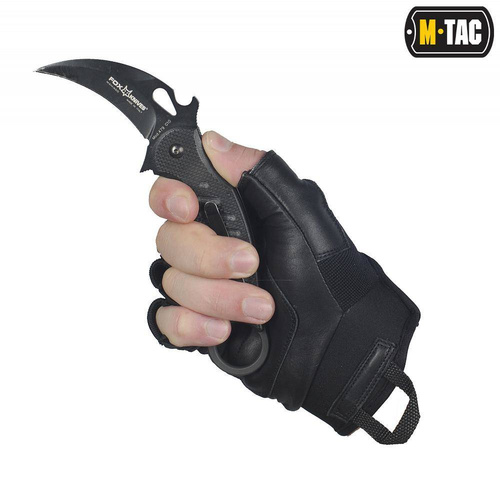 M-Tac - Assault Tactical Mk.4 Fingerlose Handschuhe - Schwarz - 90214002 - Taktisch Handschuhe - Bekleidung