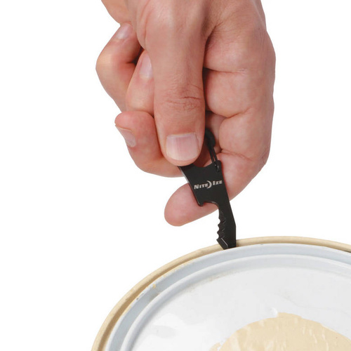 Nite Ize - Karabiner mit Werkzeugset DoohicKey ClipKey Tool - Stahl - Schwarz - KMTCK-01-R3 - Stahlkarabiner - Outdoor