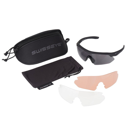 Swiss Eye - Nighthawk Schießsicherheitsbrillen-Set mit Gläsern - 40291 - Sonnenbrille - Ausrüstung