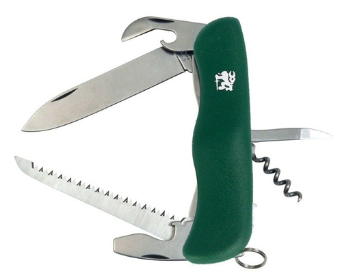 Mikov - Multifunktionstaschenmesser Praktik 110 mm - 6 Werkzeuge - Grün - 115-NH-6/AK GRN - Taschenmesser & Schweizermesser